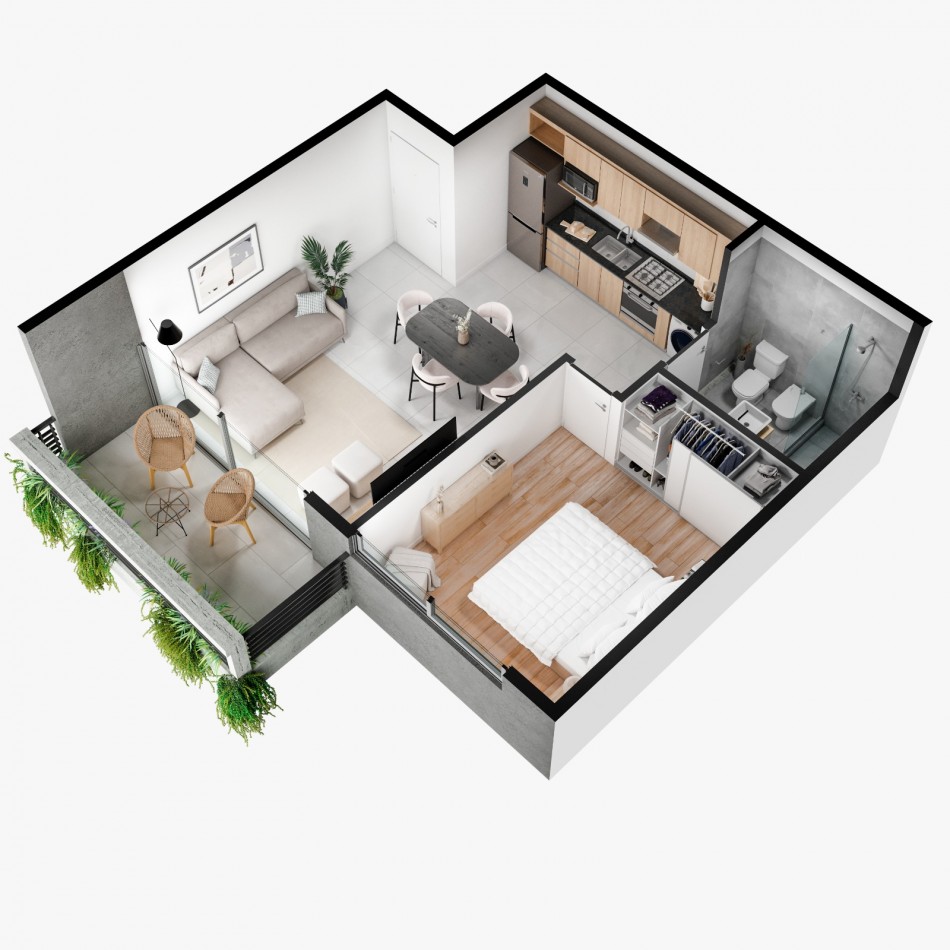 Emprendimiento SOGNO III - Departamentos a Estrenar en Haedo con Financiacion